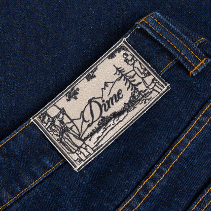 Dime Relaxed Denim Pants - Indigo