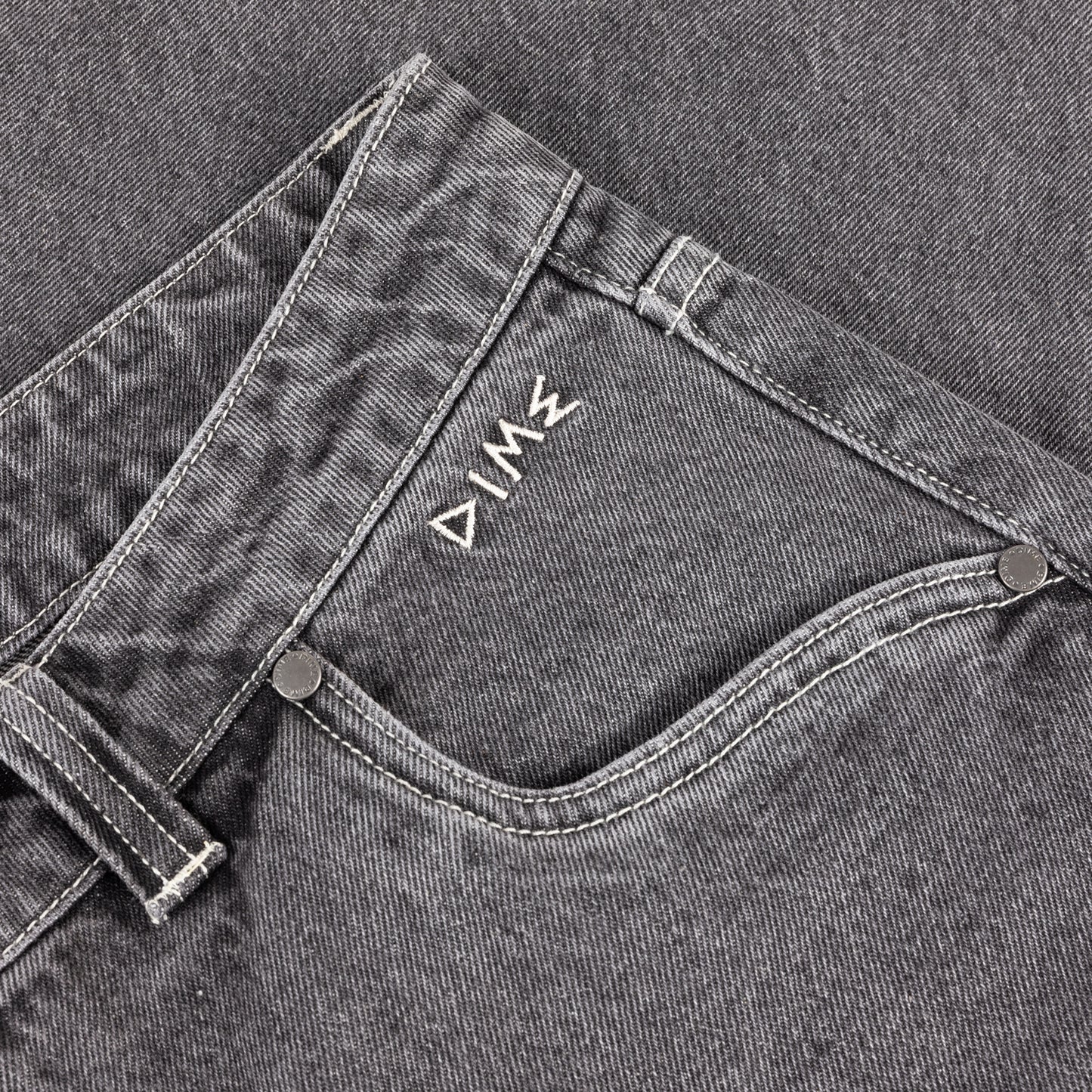 Dime Baggy Wink Denim Pants - Faded Black