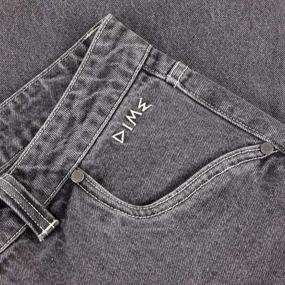Dime Baggy Wink Denim Pants - Faded Black