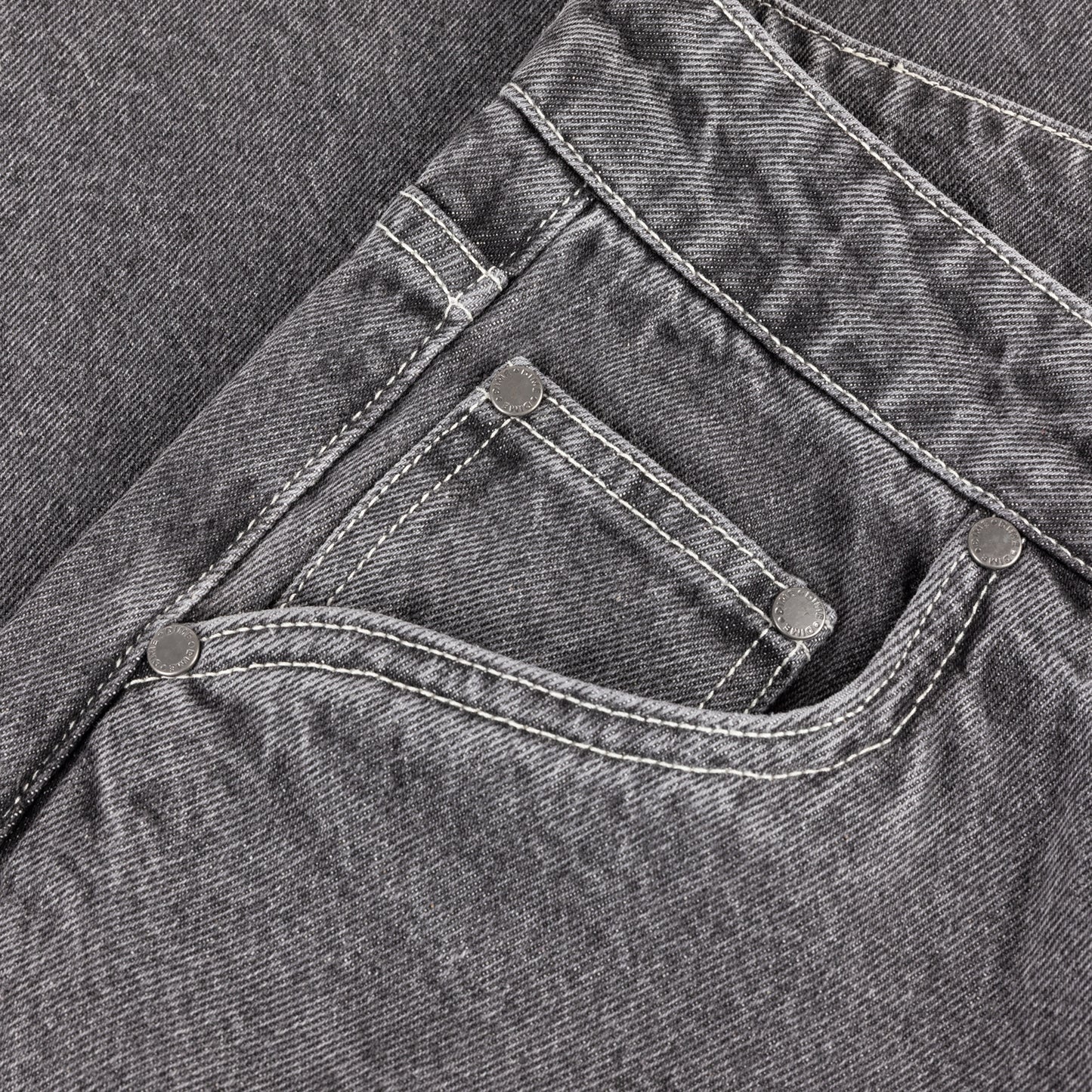 Dime Baggy Wink Denim Pants - Faded Black