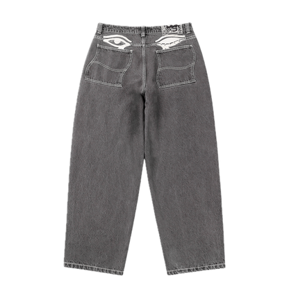 Dime Baggy Wink Denim Pants - Faded Black