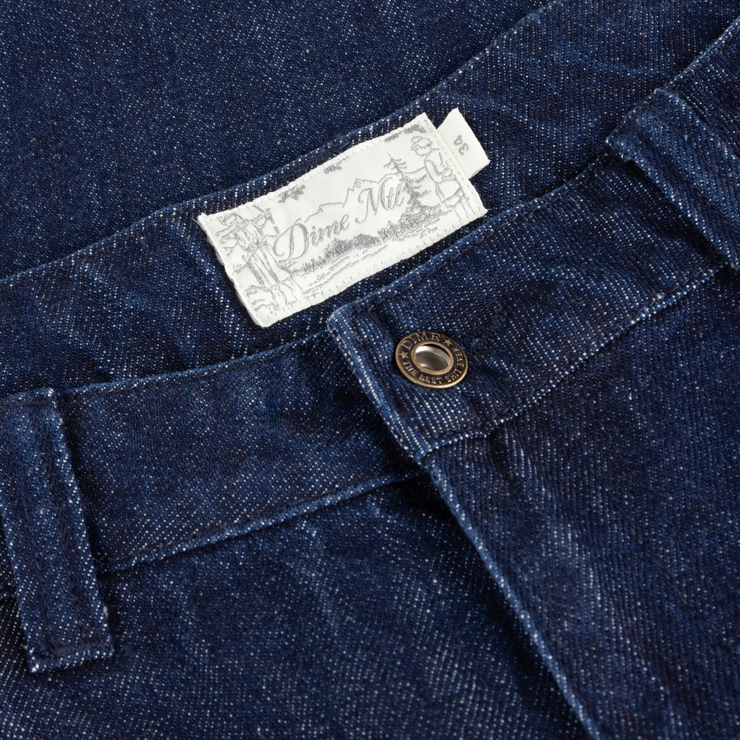 Dime Baggy Denim Pants - Indigo