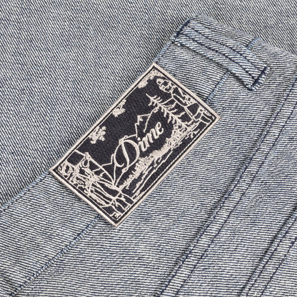 Dime Baggy Denim Pants - Reversed Indigo