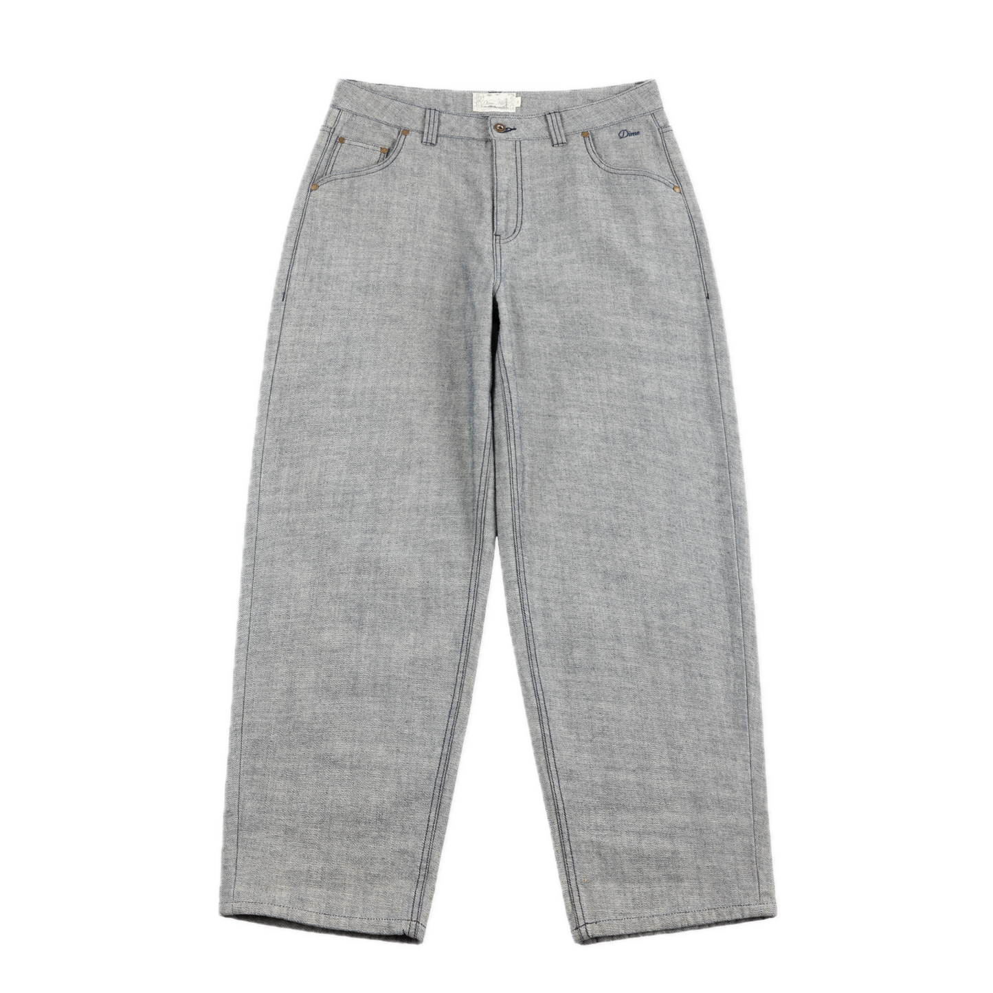 Dime Baggy Denim Pants - Reversed Indigo
