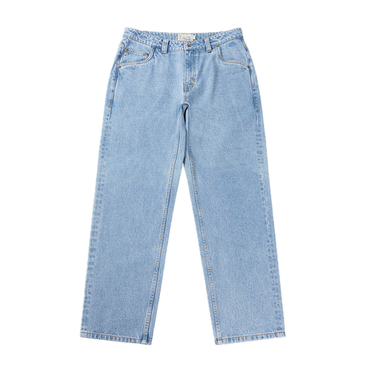 Dime Relaxed Denim Pants - Blue Washed