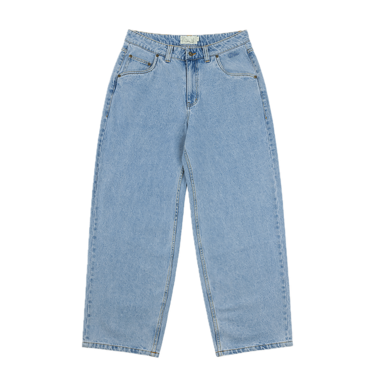 Dime Baggy Denim Pants - Premium Blue Washed