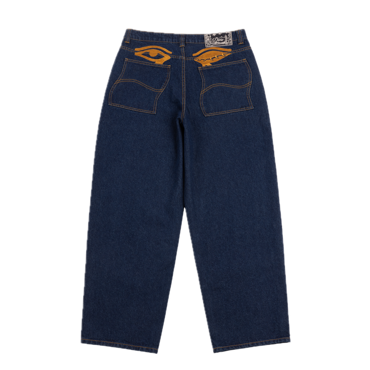 Dime Baggy Wink Denim Pants - Indigo