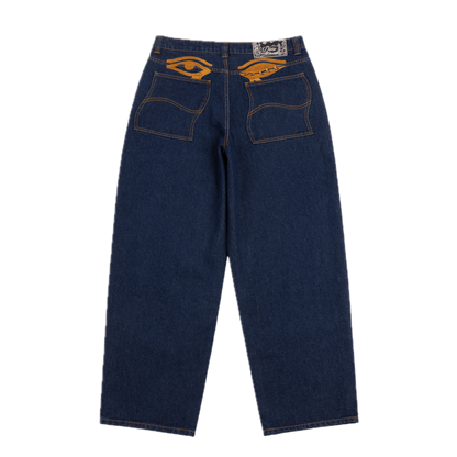 Dime Baggy Wink Denim Pants - Indigo