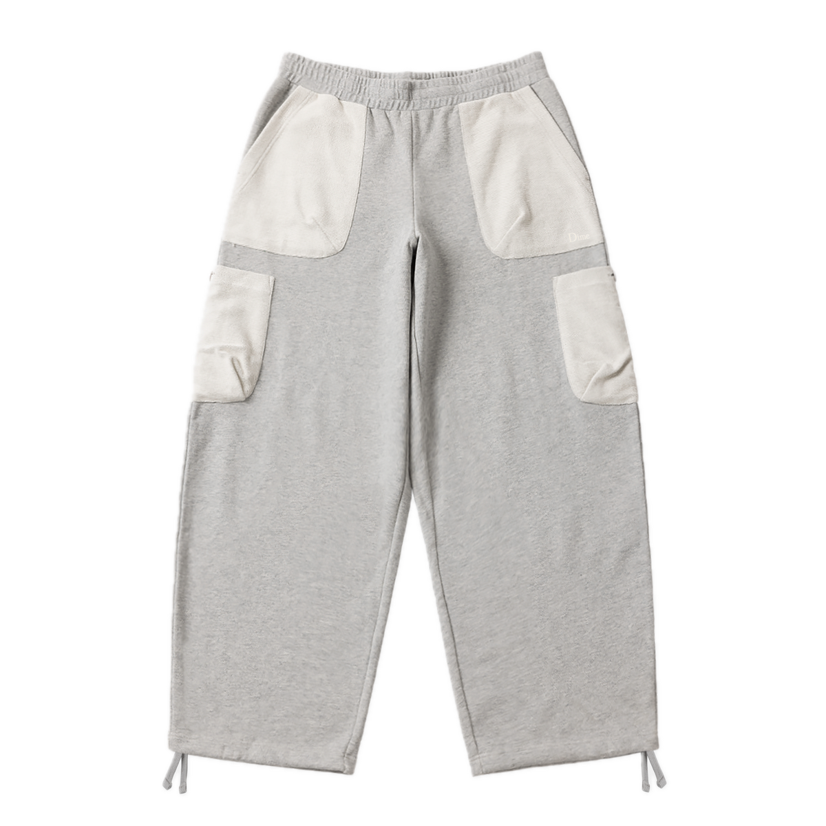 Dime Reversed Terry Cargo Sweatpants - Ash