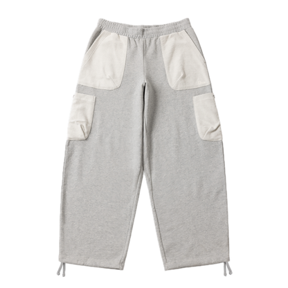 Dime Reversed Terry Cargo Sweatpants - Ash