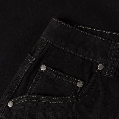 Dime Classic Baggy Denim Pants - Black