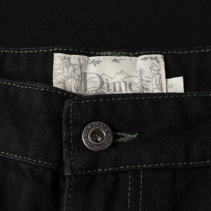 Dime Classic Baggy Denim Pants - Black