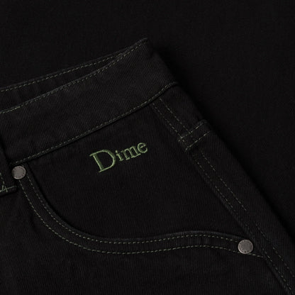 Dime Classic Baggy Denim Pants - Black