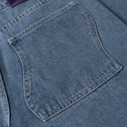 Dime Classic Baggy Denim Pants - Blue Washed