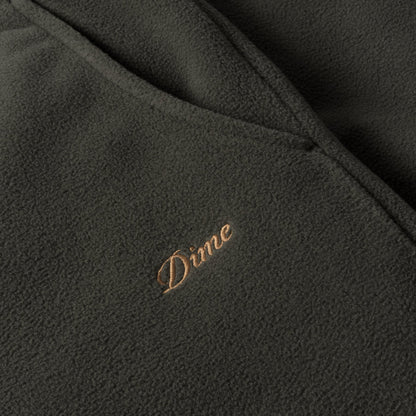 Dime Baggy Polar Fleece Pants - Olive