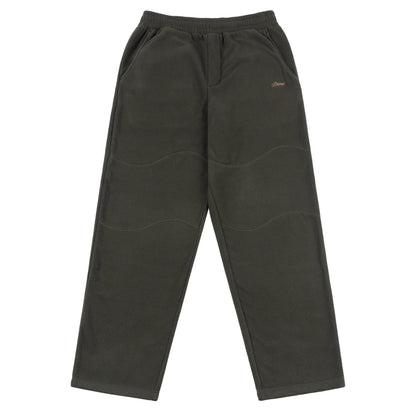 Dime Baggy Polar Fleece Pants - Olive