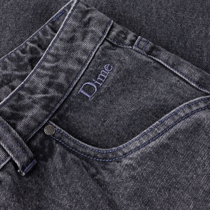 Dime Classic Baggy Denim Pants - Faded Black