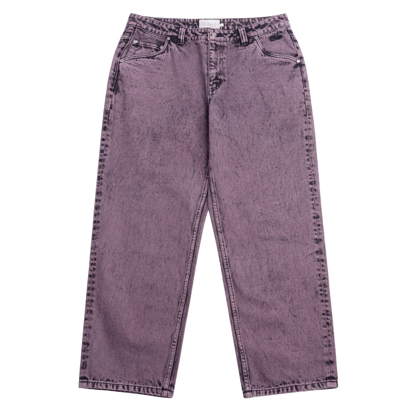 Dime Classic Relaxed Denim Pants - Overdyed Plum