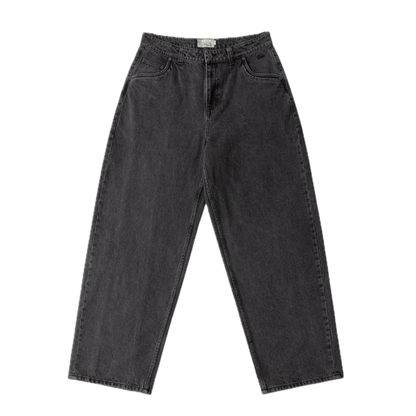 Dime Baggy Denim Pants - Knowtomatic Black