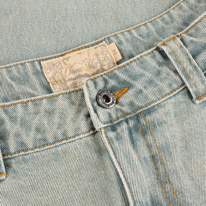Dime Baggy Denim Pants - Sandblasted Sky Blue