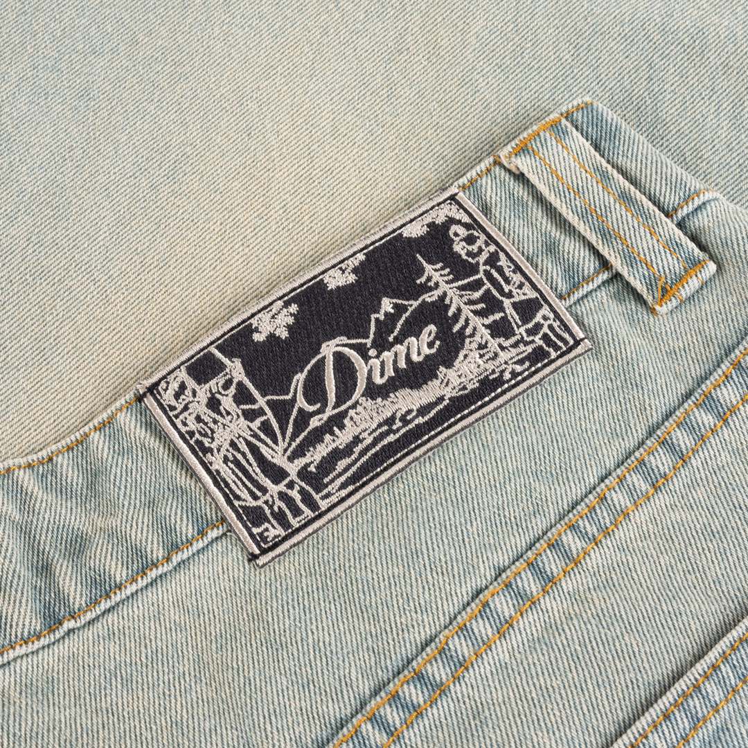 Dime Baggy Denim Pants - Sandblasted Sky Blue