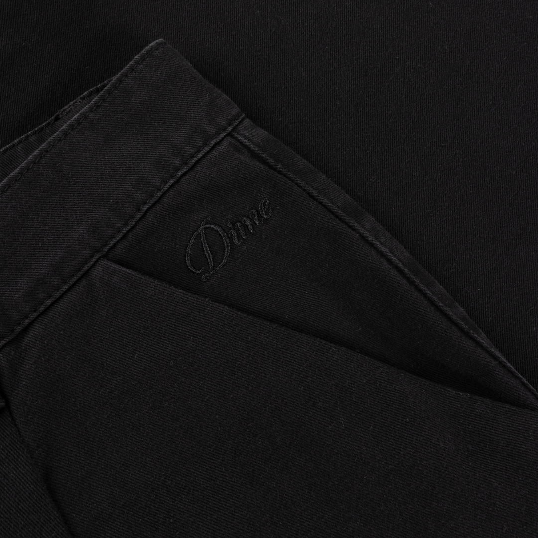 Dime Baggy Chino Pants - Black