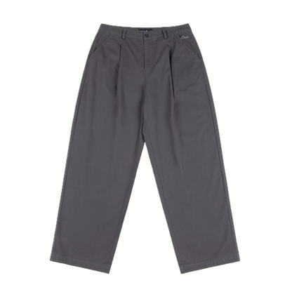 Dime Baggy Chino Pants - Charcoal