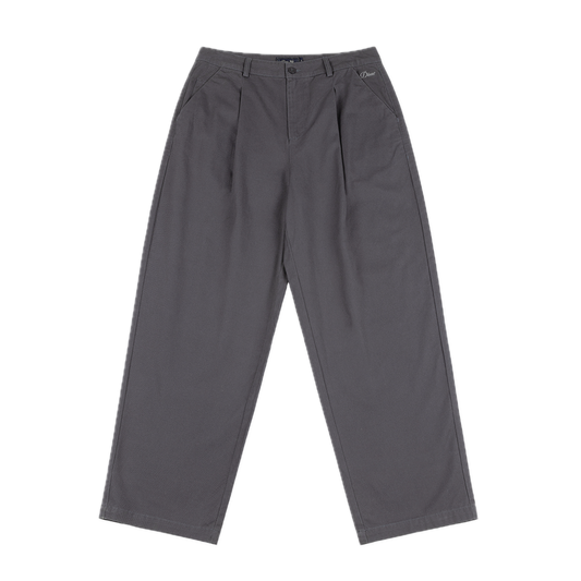 Dime Baggy Chino Pants - Charcoal