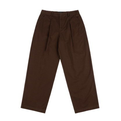 Dime Baggy Chino Pants - Dark Brown