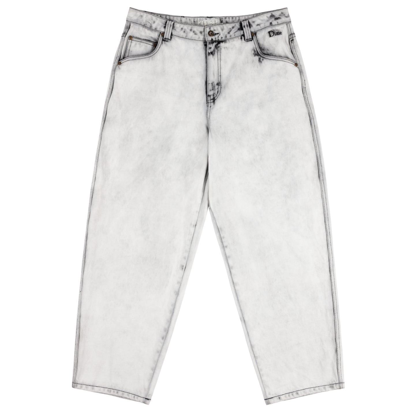 Dime Classic Baggy Denim Pants - Smoke White