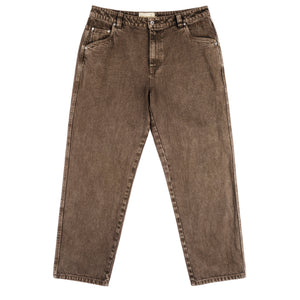 Dime Classic Relaxed Denim Pants - Faded Brown