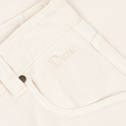 Dime Classic Baggy Denim Pants - Warm White