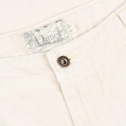 Dime Classic Baggy Denim Pants - Warm White