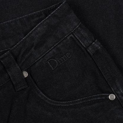 Dime Classic Relaxed Denim Pants - Black