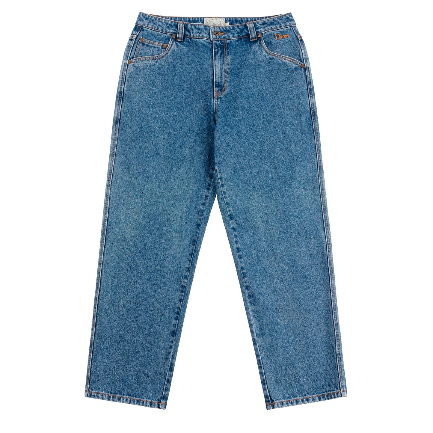 Dime Classic Relaxed Denim Pants - Blue Washed