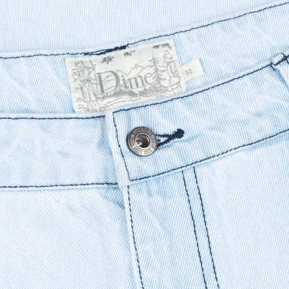 Dime Classic Relaxed Denim Pants - Faded Blue