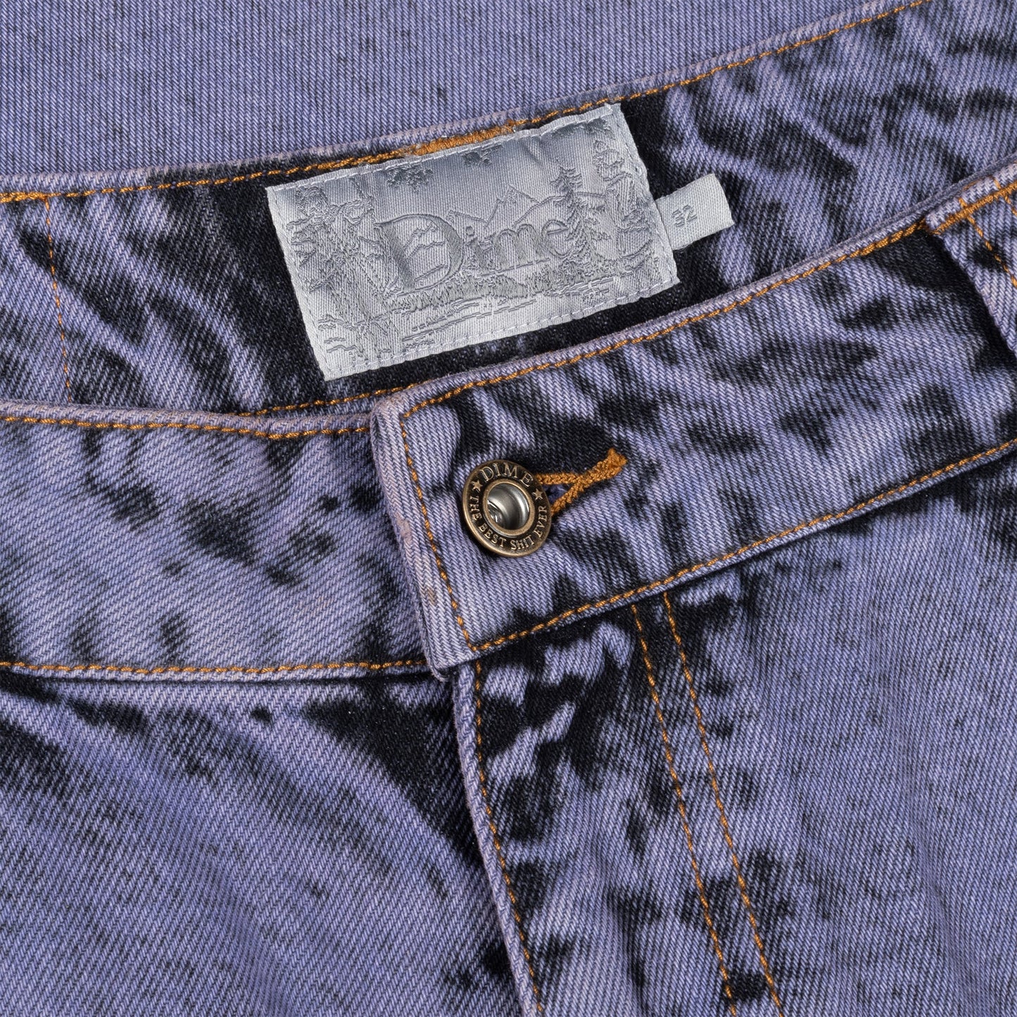 Dime Classic Relaxed Denim Pants - Stone Purple