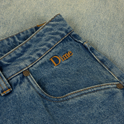 Dime Classic Baggy Denim Pants - Dipped Sandblasted Indigo