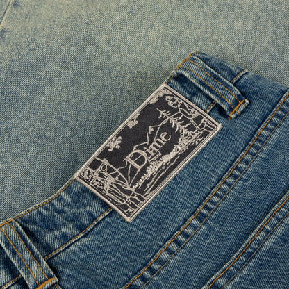 Dime Classic Baggy Denim Pants - Dipped Sandblasted Indigo
