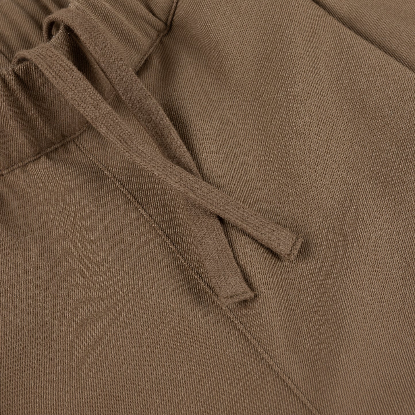 Dime Pleated Twill Pants - Camel