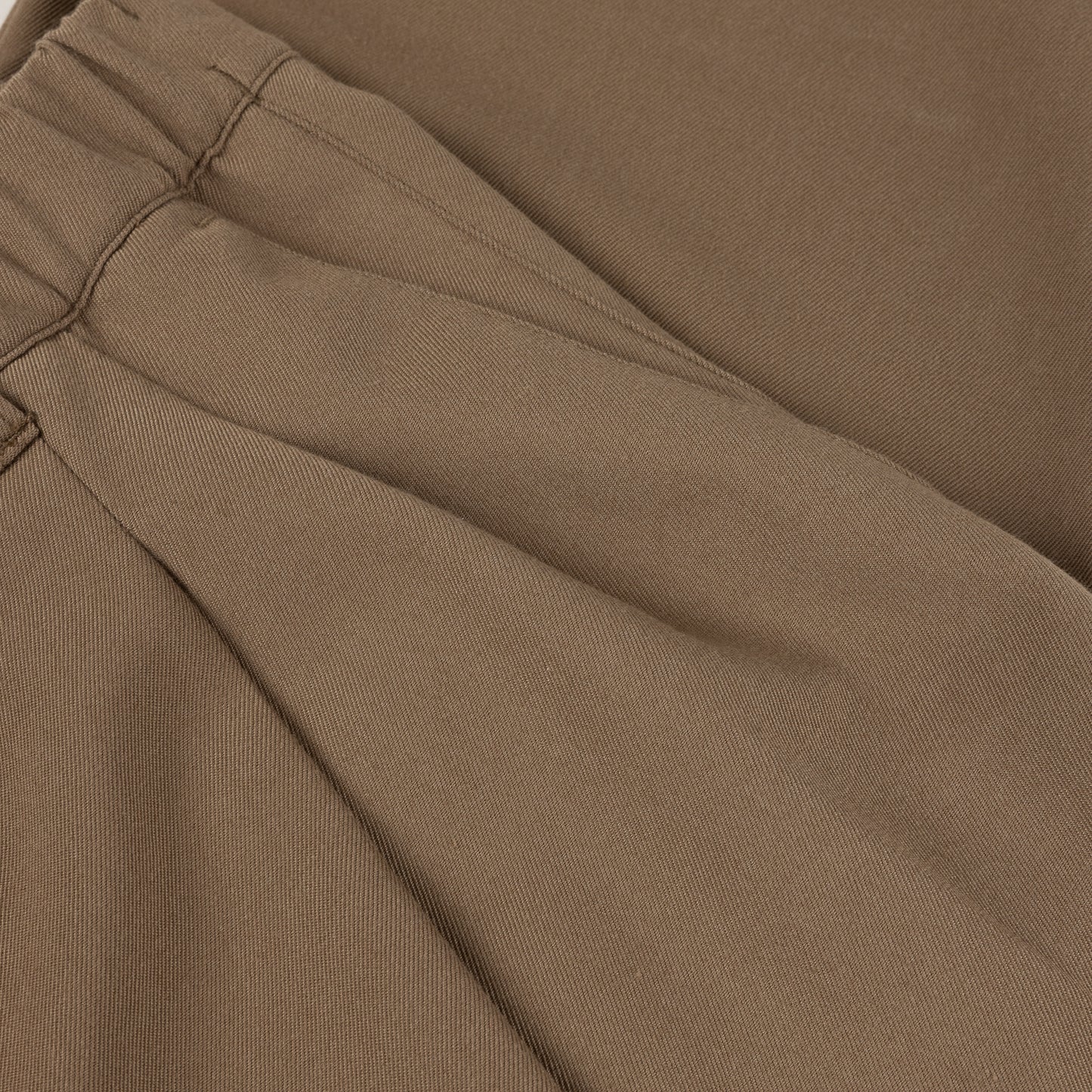 Dime Pleated Twill Pants - Camel