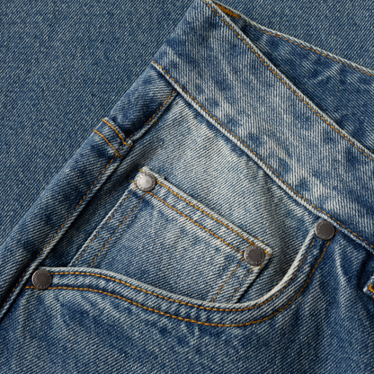 Dime Relaxed Denim Pants - Sandblasted Indigo