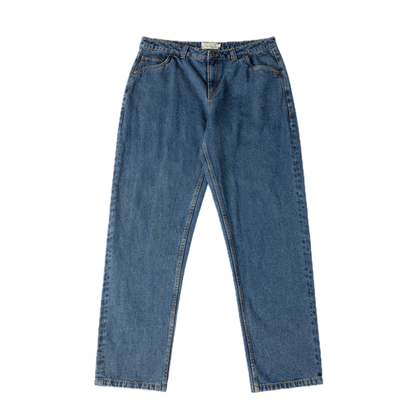 Dime Straight Denim Pants - Stone Washed