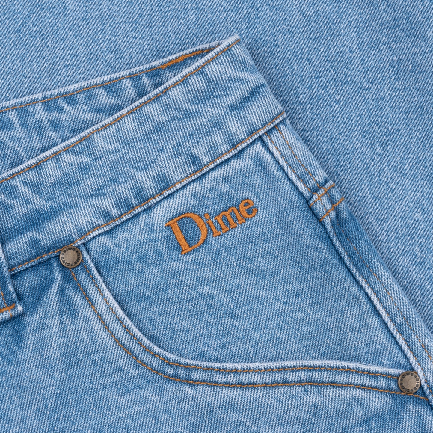 Dime Classic Baggy Denim Pants - Blue Washed