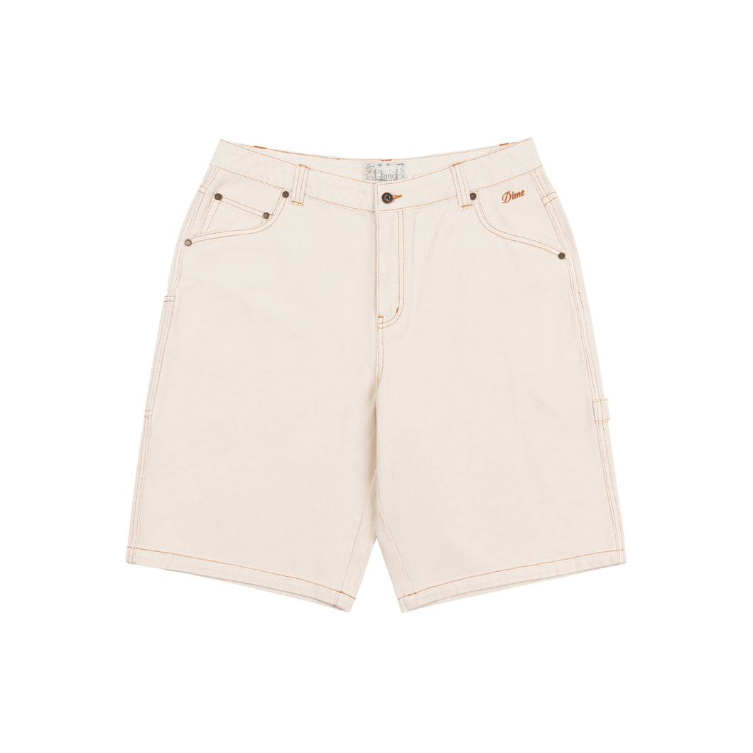 Dime Classic Denim Shorts - Warm White