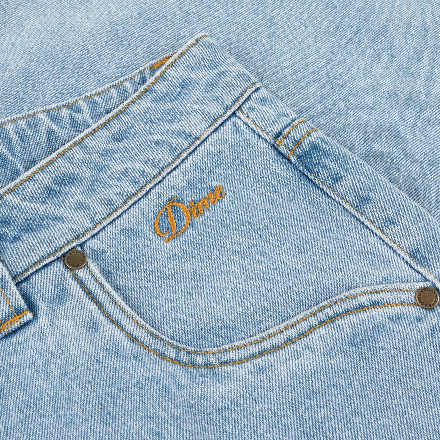 Dime Classic Baggy Denim Pants - Blue Washed