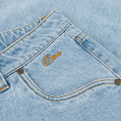 Dime Classic Baggy Denim Pants - Blue Washed