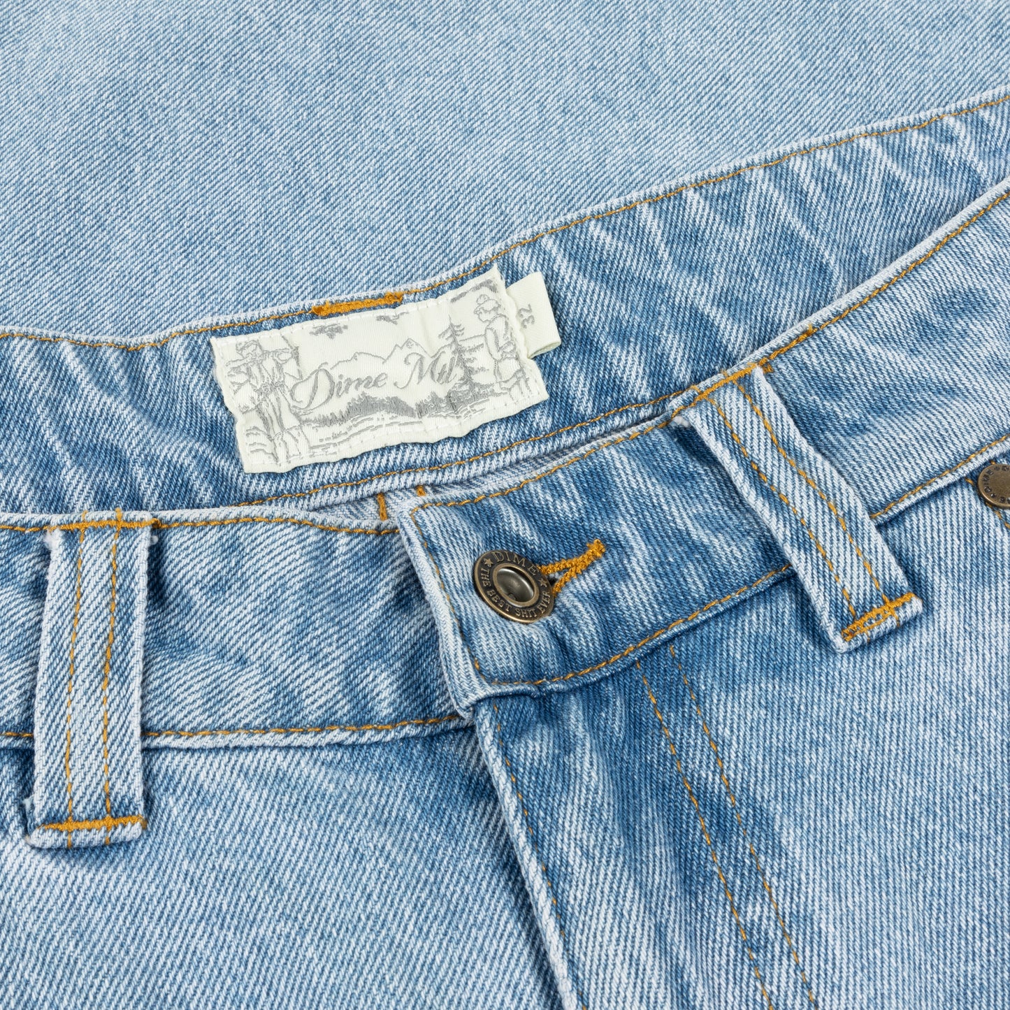 Dime Classic Baggy Denim Pants - Blue Washed