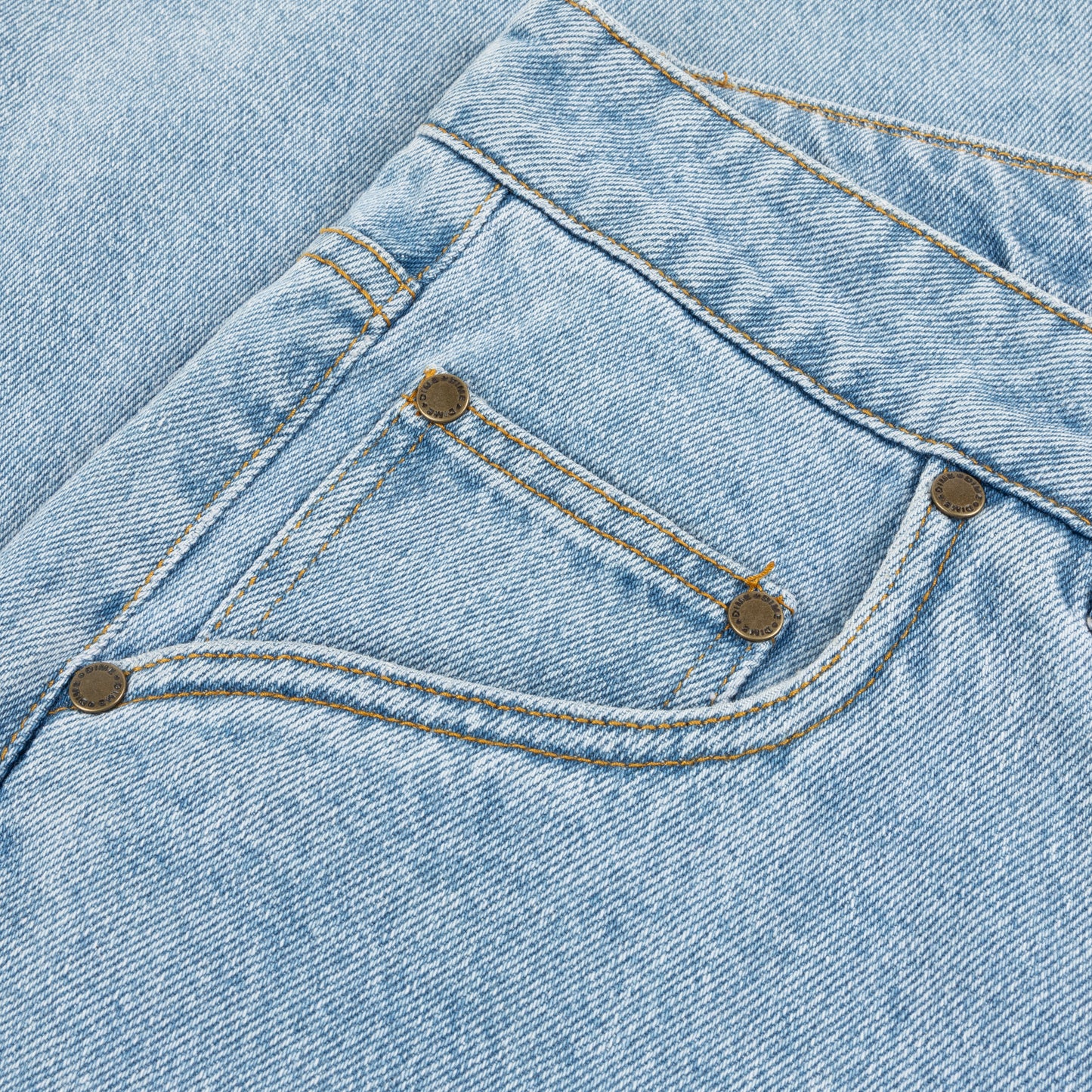 Dime Classic Baggy Denim Pants - Blue Washed