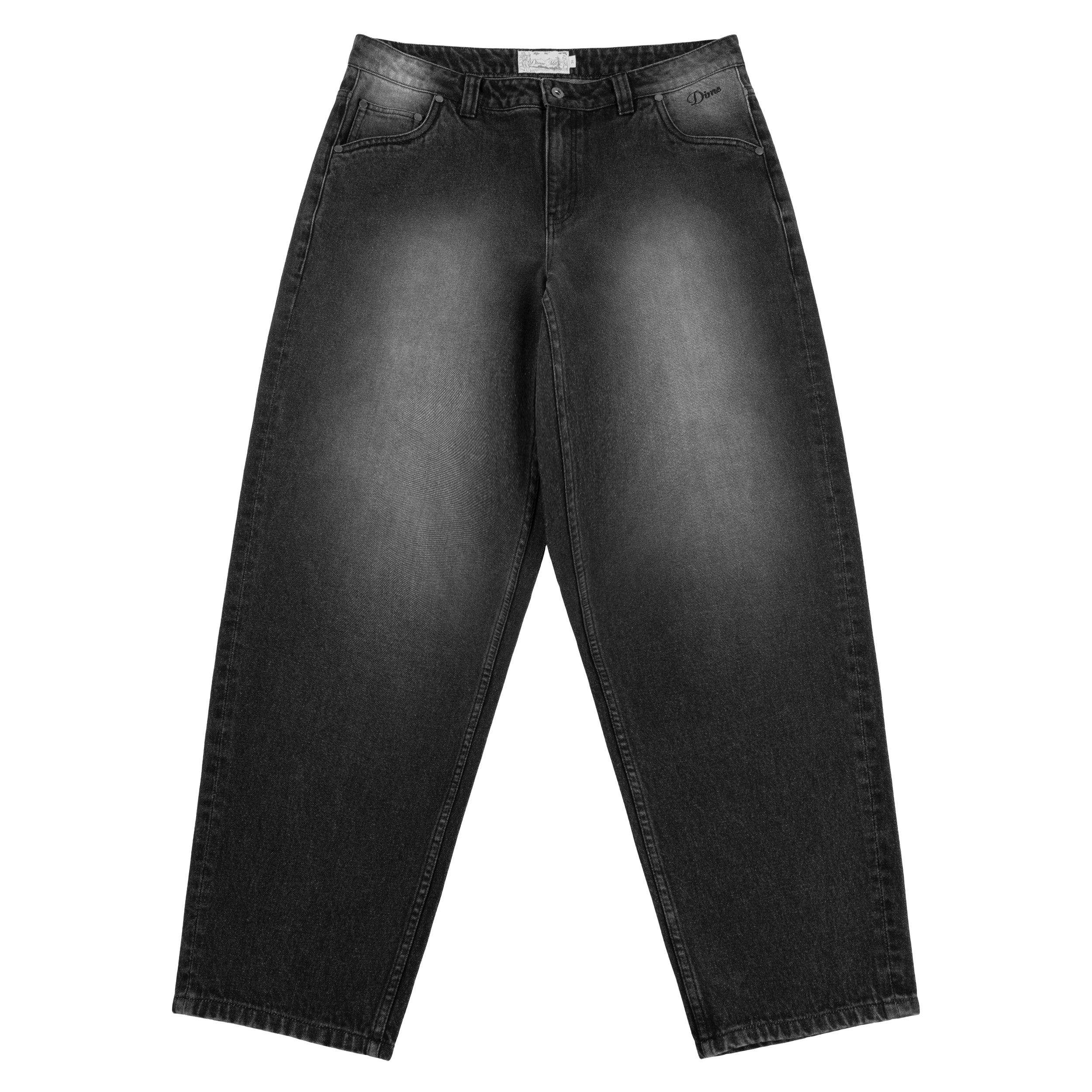 Dime Classic Baggy Denim Pants - Sandblasted Black – Ninetimes